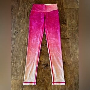 Niyama Sol Pink and Orange Gradient Leggings